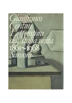 Letteratura dell'Italia unita 1861-1968 Sansoni