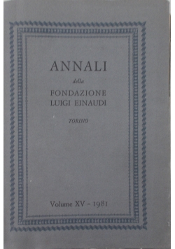 Annali della fondazione,Volume XV