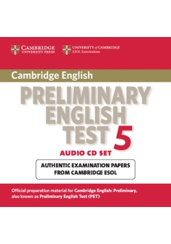 Cambridge Preliminary English Test 5 Audio CD Set