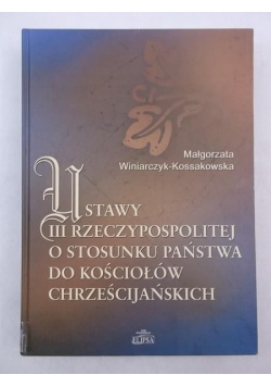 Ustawy III Rzeczypospolitej o stosunku Państwa do kościołów chrześcijańskich