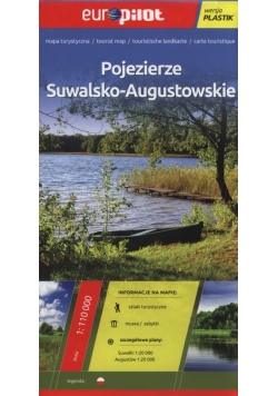 Pojezierze Suwalsko-Augustowskie mapa turystyczna 1:110 000