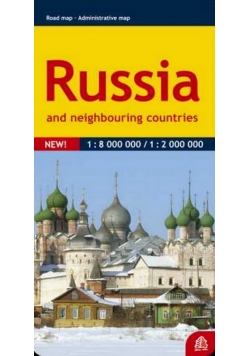 Rosja mapa samochodowa 1:8 000 000 / 1:2 000 000