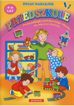 Przedszkole świat naklejek