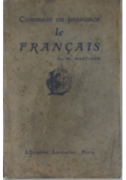 Comment on prononce le Francais,1914r.