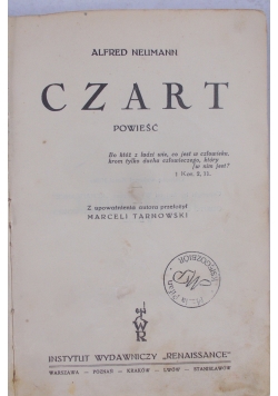 Czart, 1930 r.