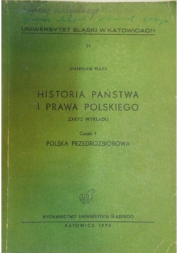 Historia Państwa i Prawa polskiego