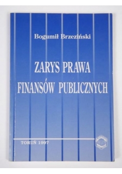 Zarys prawa finansów publicznych