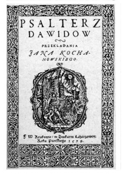 PSAŁTERZ DAWIDÓW,  reprint 1579 r.