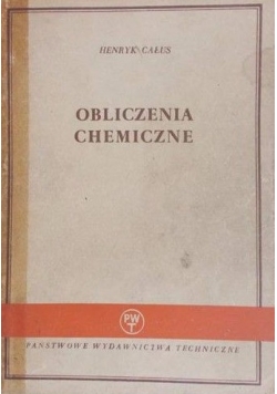 Całus Henryk - Obliczenia chemiczne