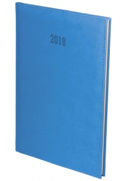 Kalendarz 2018 A4 tygodniowy Vivella niebieski