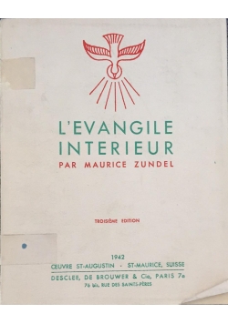 L'Evangile interieur, 1942 r.