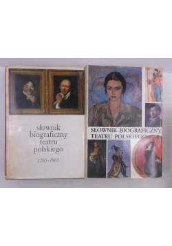 Słownik biograficzny teatru polskiego, tom I-II