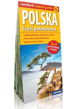 Polska Część południowa 2 w 1 Przewodnik i mapa