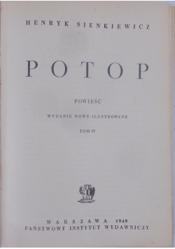 Potop, tom IV,  1949 r.