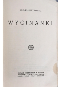 Wycinanki, 1925 r.