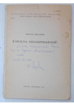 Karalna niegospodarność