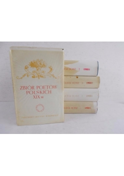 Zbiór poetów Polskich XIX w, tom I-V