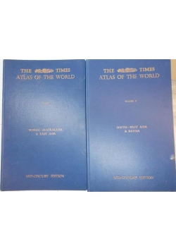 The Times Atlas of the World, Volume I , II