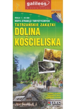 Dolina Kościeliska mapa turystyczna 1:20 000
