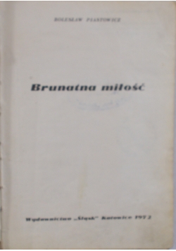 Brunatna miłość