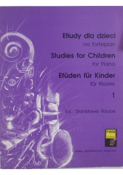 Etiudy dla dzieci na fortepian 1