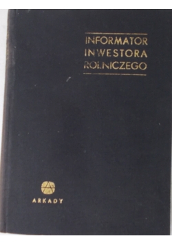 Informator inwestora rolniczego