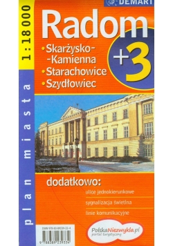 Radom plus 3 plan miasta 1:18 000