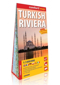 Turkish Riviera comfort! map laminowana mapa samochodowa 1:1 000 000