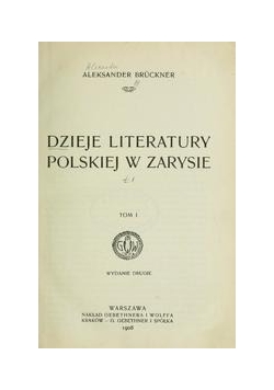 Dzieje literatury Polskiej w zarysie