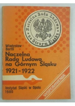 Naczelna Rada Ludowa na Górnym Śląsku 1921-1922