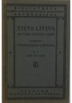 Titvs livivs ab vrbe condita libri,1912r.