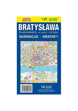 Bratysława plan miasta 1:19 500