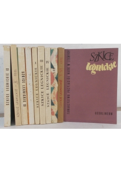 Szkice legnickie. Tom I, III, IV, V, VI, VIII, IX, X, XI,  XII