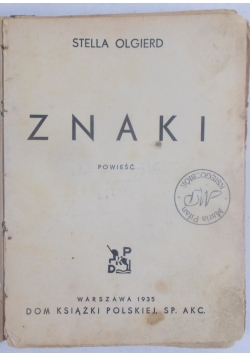 Znaki, 1935 r.