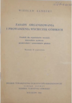 Zasady organizowania i prowadzenia wycieczek górskich