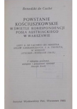 Powstanie kościuszkowskie