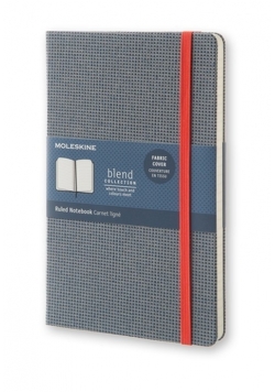 Notes Moleskine BLEND L linie niebieski