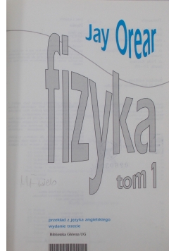 Fizyka, Tom 1