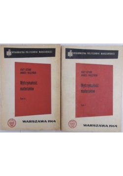 Wytrzymałość materiałów, część I-II