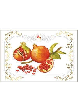 Karnet granat 12x18 + koperta