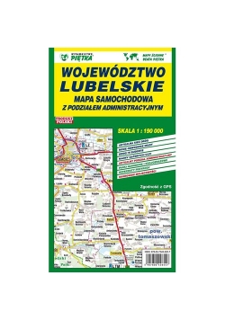 Województwo lubelskie Mapa samochodowa 1:190 000