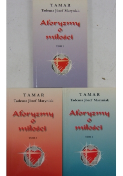 Aforyzmy o miłości, tom : 1, 4 i 5