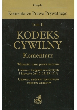 Kodeks cywilny Komentarz Tom 2