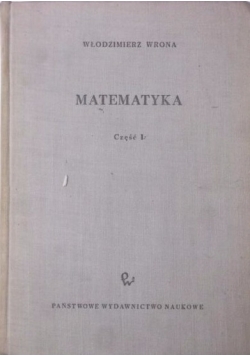 Matematyka cz. 1
