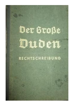 Der Große Duden, 1939 r.
