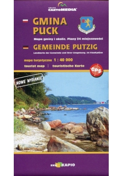 Gmina Puck mapa turystyczna 1:40 000
