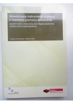 Nowatorskie instrumenty w pracy z klientami pomocy społecznej