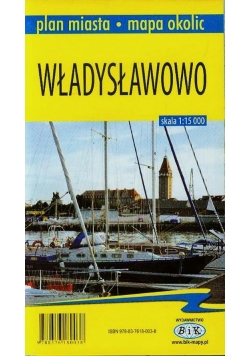 Władysławowo plan mniasta z mapą okolic