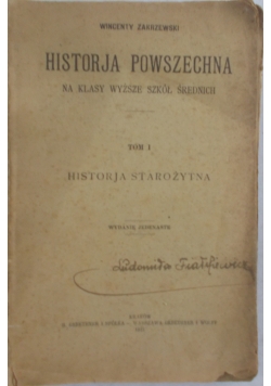 Historja powszechna, 1921 r.