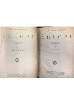 Chłopi,Tom I,II, 1925 r.